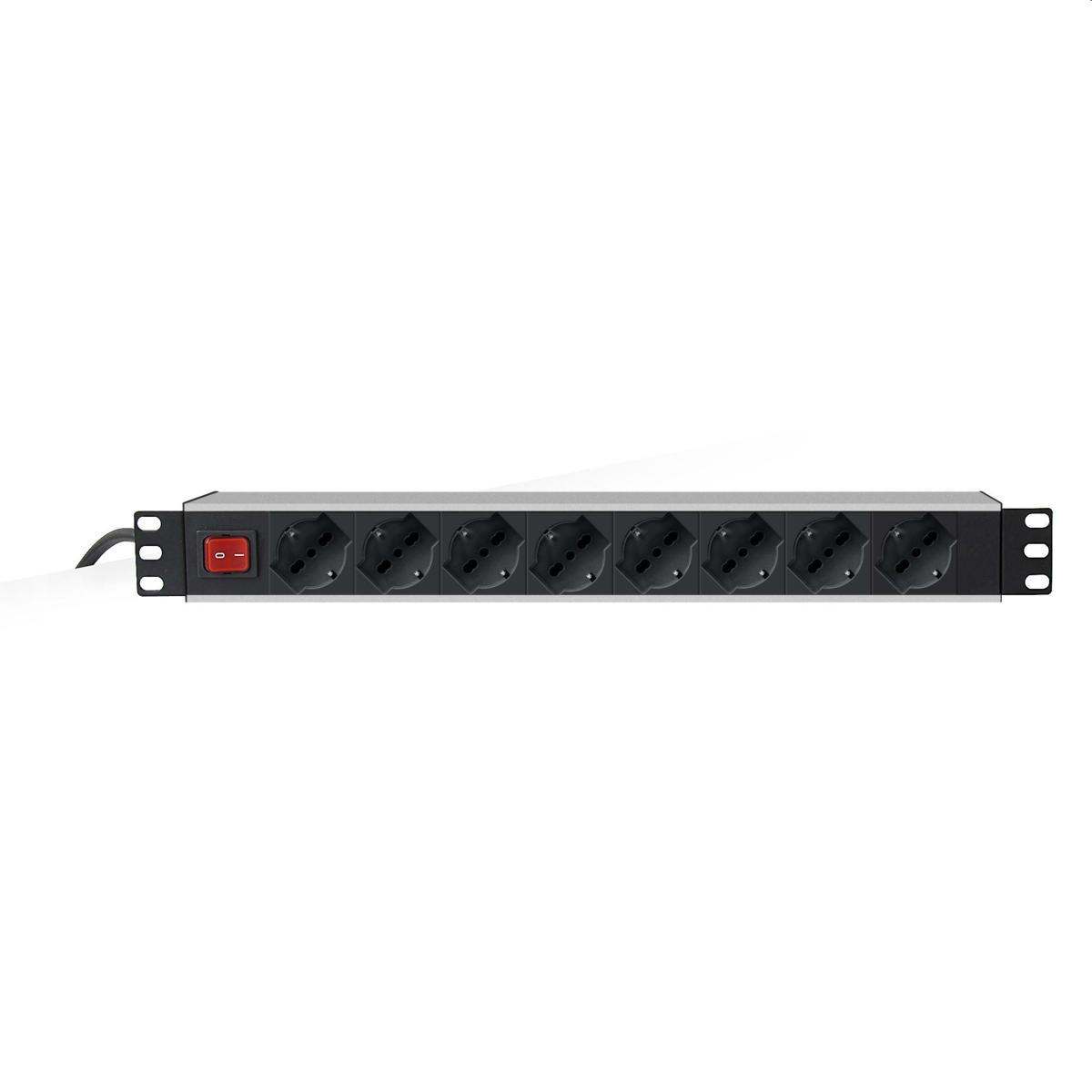 MULTIPRESA MACH POWER 8P PER RACK 19" 8*10A/16A SCHUKO/ITA