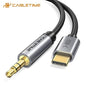 CAVO CABLETIME DA USB-CA AUDIO 3.5MM AUX BLACK 1M