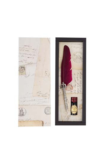Rubinato Pen Set 2020/11/1 Piuma metal Red