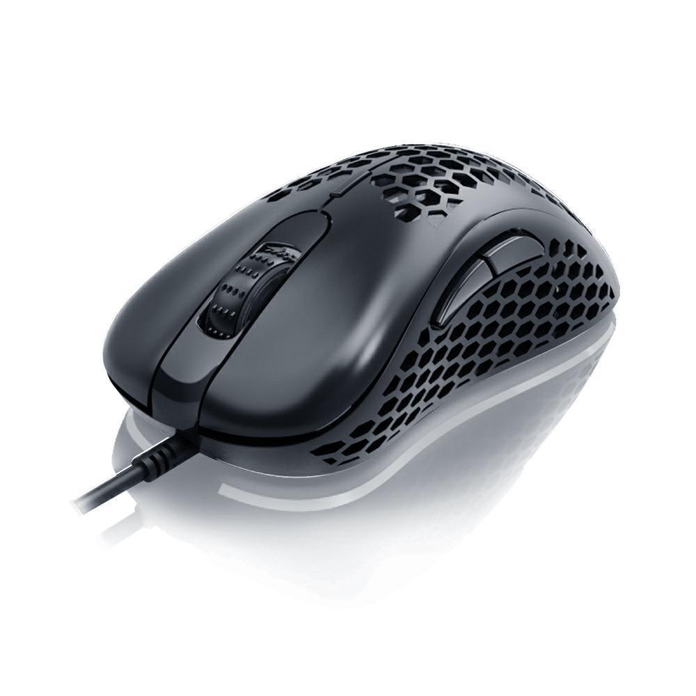 MOUSE GAMING MACH POWERUSB 6 TASTI 6400DPI BLACK 4*COLOR