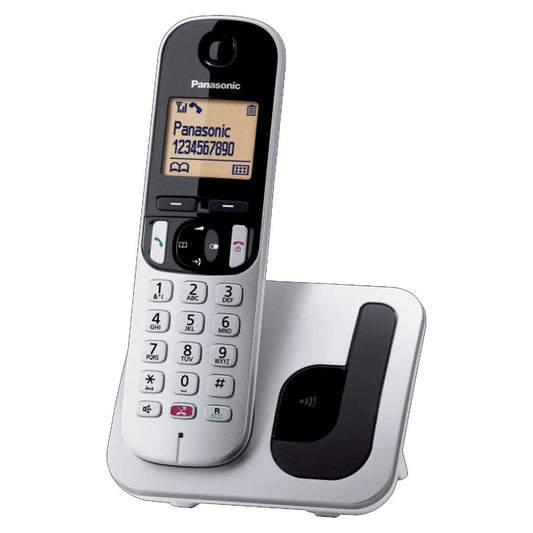 TELEFONO CORDLESS PANASONIC KX-TGC250JTS VIVAVOCE SILVER