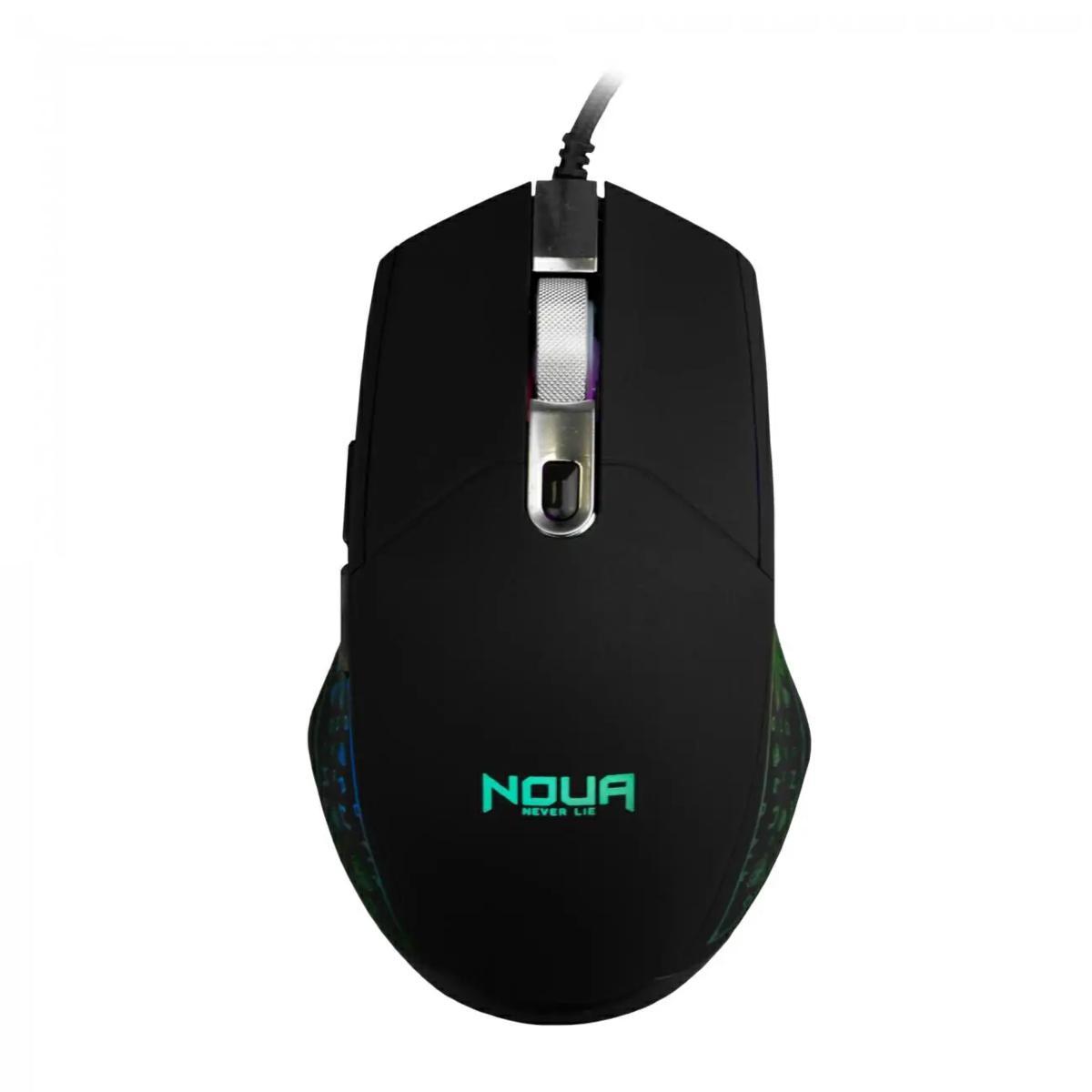 *MOUSE NOUA GAMING NEONR RAINBOW 6 TASTI 4800DPI REGOLABILI