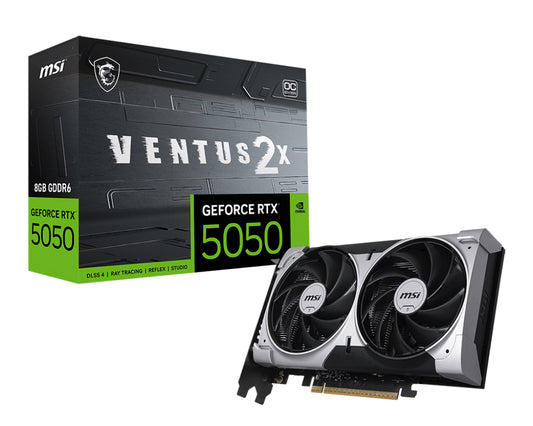 VGA MSI RTX 5050 VENTUS2X 8G OC 8GB GDDR6 HMDI 3*DP